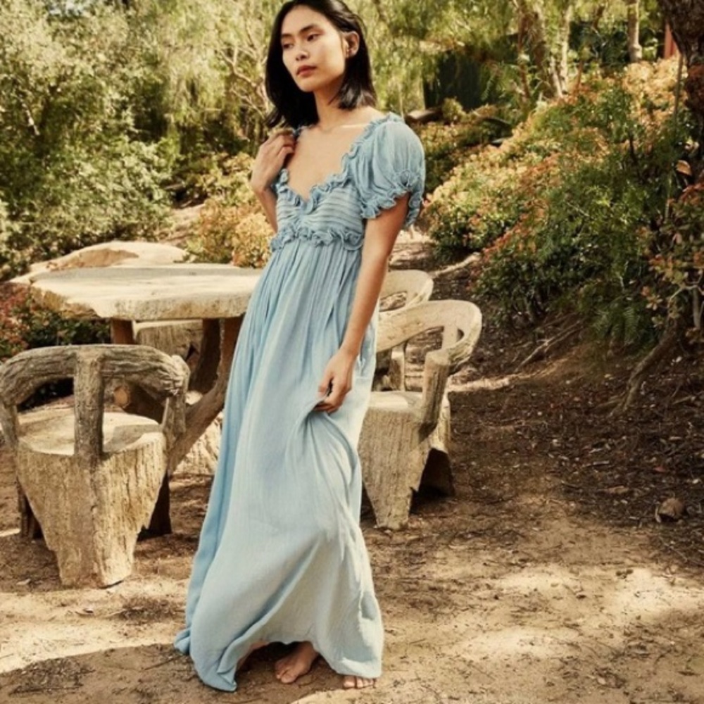 ISO Doen Drew Dress in Blue - Size M